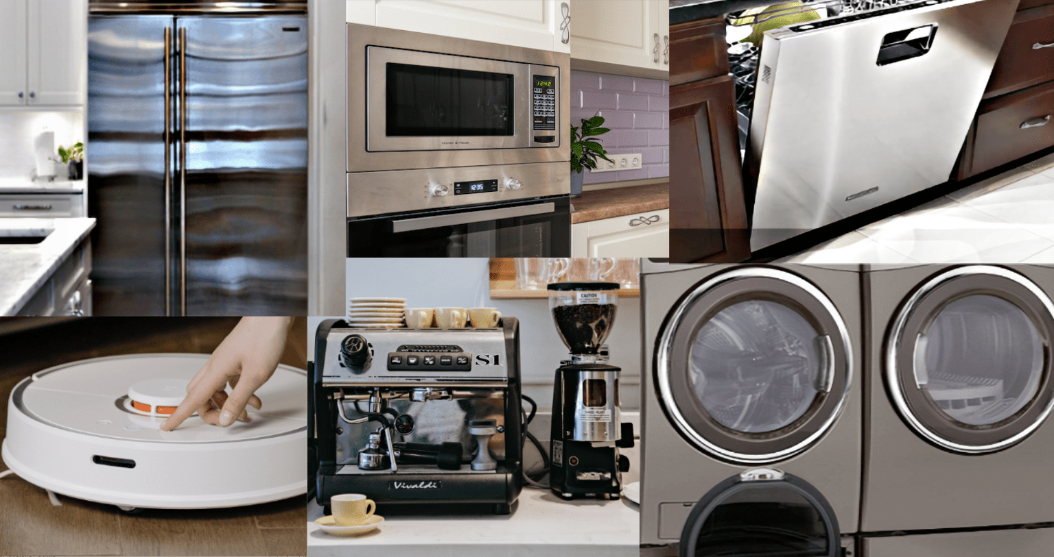 Home Appliances Collage